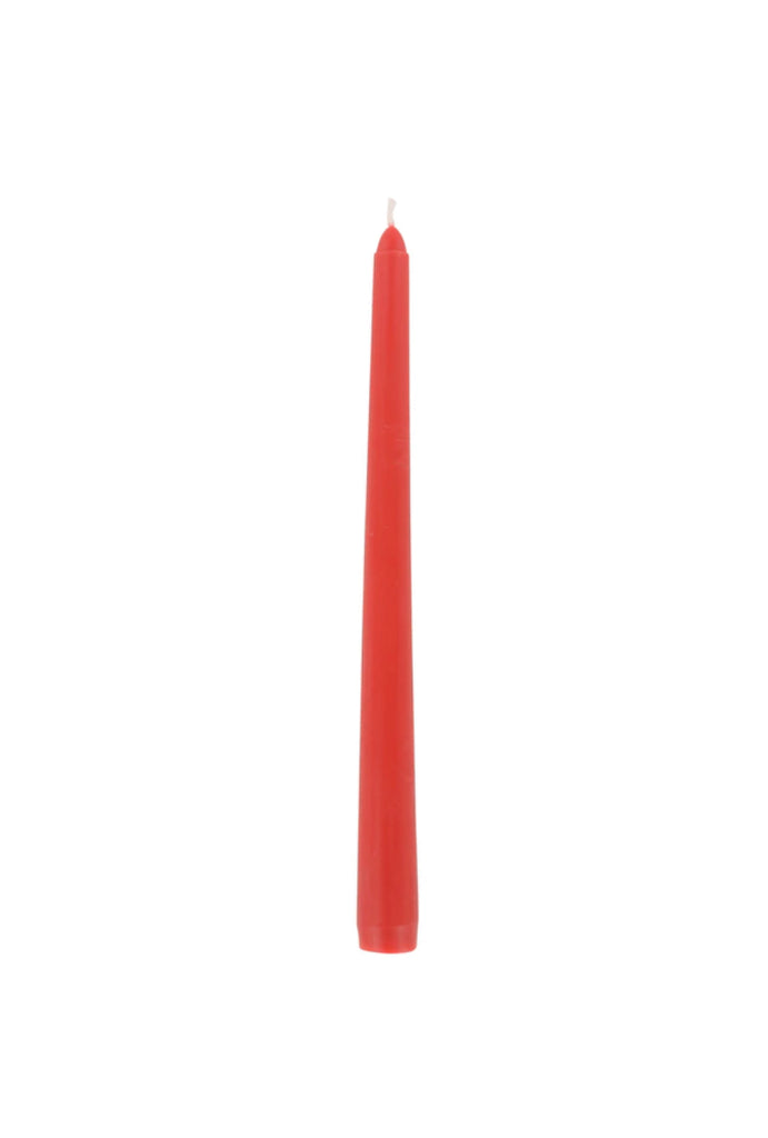 Unscented Red Taper Candles, 2-ct. Packs - Length: 10 Inches